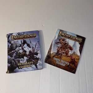 Pathfinder Role Playing Game Ultimate Combat Book And Dirty Tactics Toolbox Book